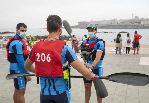 Preto de 300 padexeiros/as participaron hoxe na III Ocean Race Cidade da Coruña